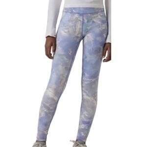 Athleta Girl NWT High Rise Chit Chat Tight Blue Marble Sky Swirl Size XXL 16